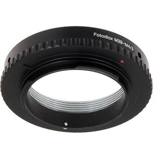 FotodioX Adaptador para Lentes M39/L39 a Cámara Micro Cuatro Tercios con Enfoque Infinito