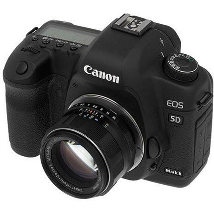 FotodioX Pro Adaptador Montura M42 a Cámara Canon EOS Metal Chrome