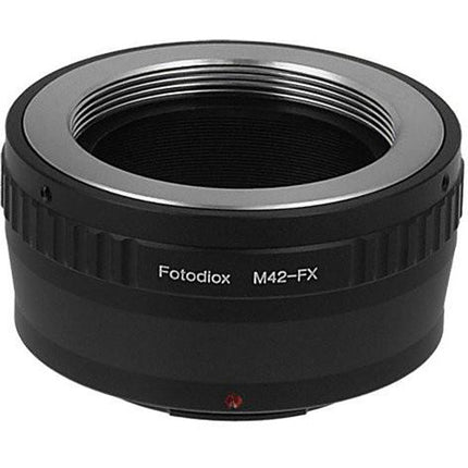FotodioX Adaptador de Montura para Lente M42 Tipo 2 a Cámara Fujifilm X Soporte Enfoque Infinito