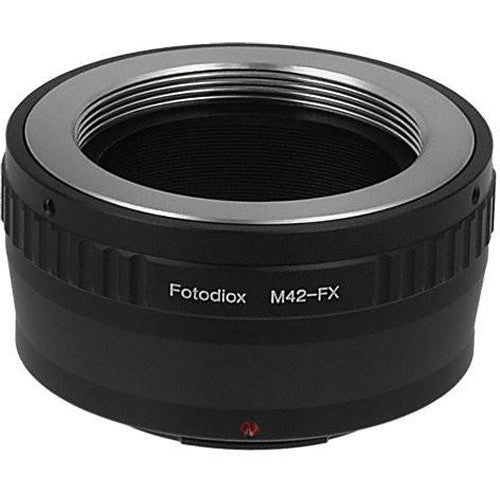 FotodioX Adaptador de Montura para Lente M42 Tipo 2 a Cámara Fujifilm X Soporte Enfoque Infinito