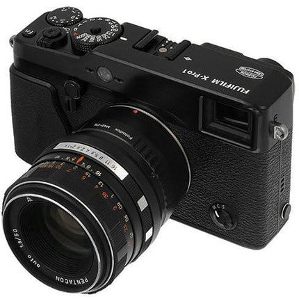 FotodioX Adaptador de Montura para Lente M42 Tipo 2 a Cámara Fujifilm X Soporte Enfoque Infinito