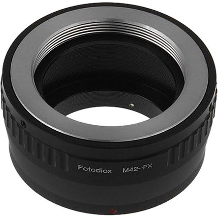FotodioX Adaptador de Montura para Lente M42 Tipo 2 a Cámara Fujifilm X Soporte Enfoque Infinito