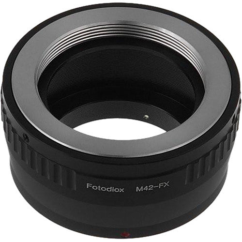 FotodioX Adaptador de Montura para Lente M42 Tipo 2 a Cámara Fujifilm X Soporte Enfoque Infinito