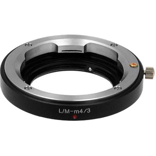 FotodioX Adaptador de Montura para Lente Leica M a Cámara Micro Cuatro Tercios aluminio anodizado