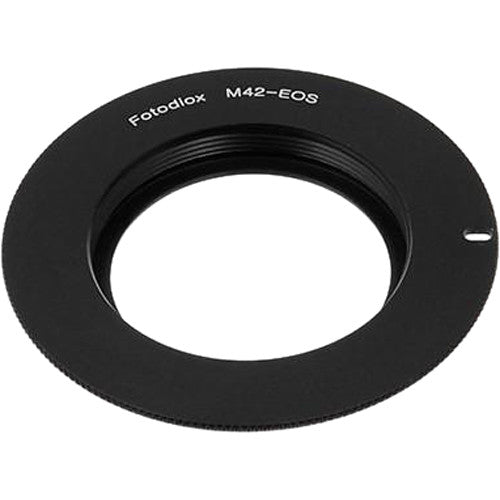 Adaptador FotodioX M42 Tipo 2 para cámara Canon EOS aluminio anodizado enfoque infinito