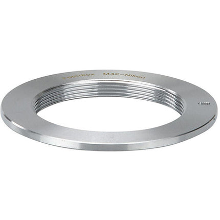 FotodioX Pro Adaptador montura M42 a Nikon F metal cromado sin juego