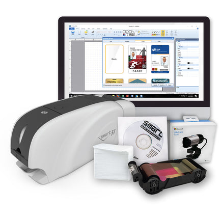 IDP SMART-31D Impresora de Tarjetas Dúplex 1200 dpi 156 Cartas/Hora