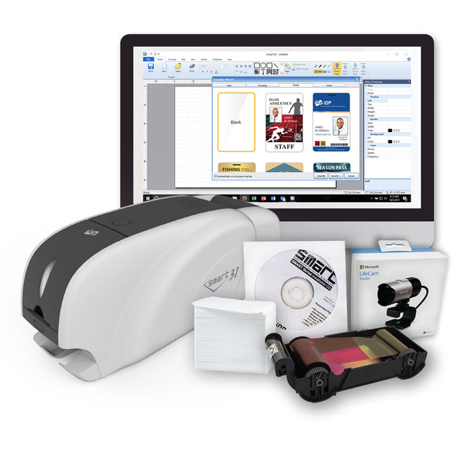 IDP SMART-31D Impresora de Tarjetas Dúplex 1200 dpi 156 Cartas/Hora
