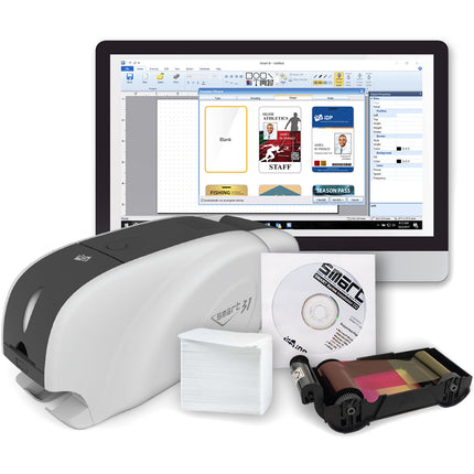 IDP SMART-31D Impresora de Tarjetas Dúplex 300 1200 dpi 156 Cartas/hora