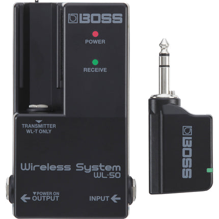 BOSS WL-50 Sistema Inalámbrico para Pedalboards con Alcance 20 m y Latencia 2.3 ms