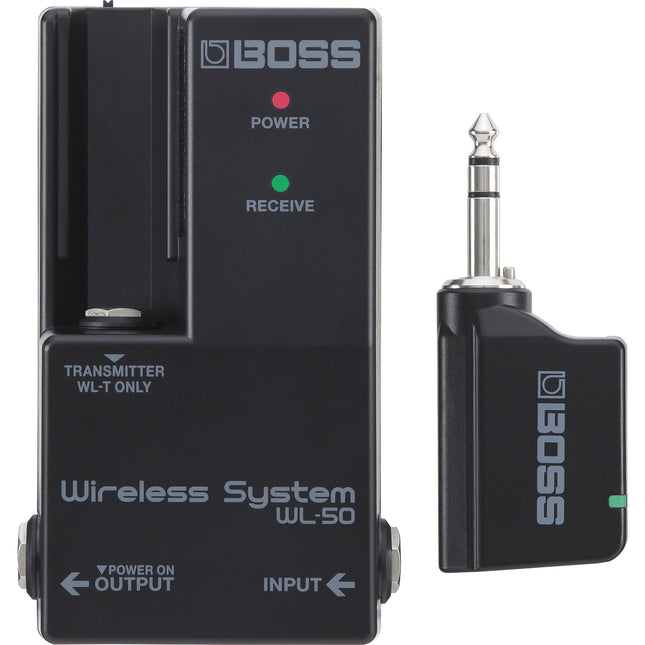 BOSS WL-50 Sistema Inalámbrico para Pedalboards con Alcance 20 m y Latencia 2.3 ms