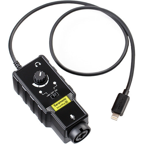 Saramonic SmartRig Di Interfaz de Audio XLR 1/4 Conector Lightning