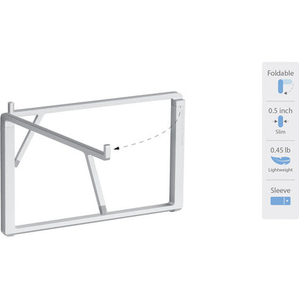 Rain Design mBar Pro+ Soporte para Laptop Plata Altura 5.5" Plegable
