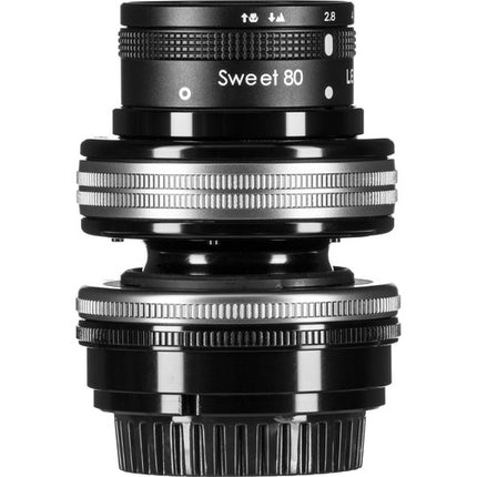 Lensbaby Composer Pro II con Sweet 80 Óptica para Sony E Montura E F2.8 a F22