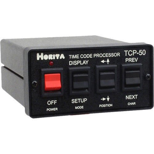 Horita TCP-50 Procesador y Traductor de Código de Tiempo con Adaptador AC