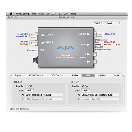 AJA HA5-12G-T Mini-Conversor HDMI 2.0 a 12G-SDI con 1 Fiber Tx 4K60 12G-SDI LC