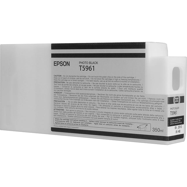 Epson T596100 Cartucho de Tinta Foto Negro UltraChrome HDR 350 mL para Stylus Pro 7890 7900 9890 9900