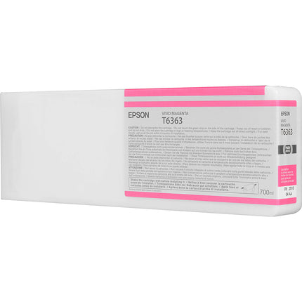 Epson T636300 Cartucho de Tinta Vivid Magenta UltraChrome HDR 700 mL para Impresoras Stylus Pro 7890 9900