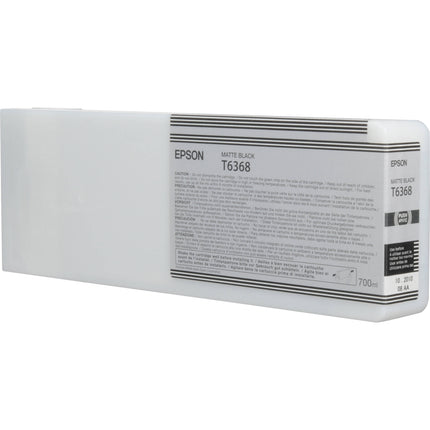 Epson T636800 Cartucho Tinta Negro Mate UltraChrome HDR 700 mL para Impresoras Stylus Pro
