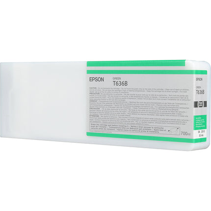 Epson T636B00 Cartucho de tinta verde UltraChrome HDR 700 mL para Stylus Pro 7900 9900