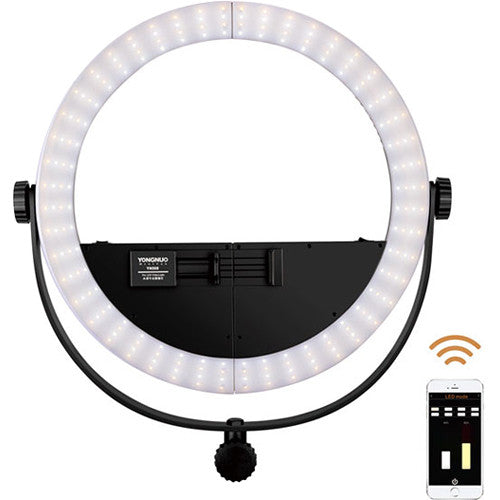 Yongnuo YN508SW Anillo de luz LED luz de día 5500K CRI 95 110° ángulo beam