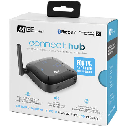 MEE audio Connect Hub Transmisor Receptor Bluetooth Dual 98 pies alcance