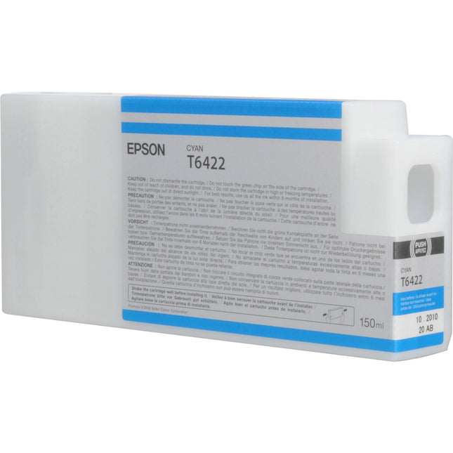Epson T642200 Cartucho de Tinta Cyan UltraChrome HDR 150 mL para Stylus Pro 7890 9900