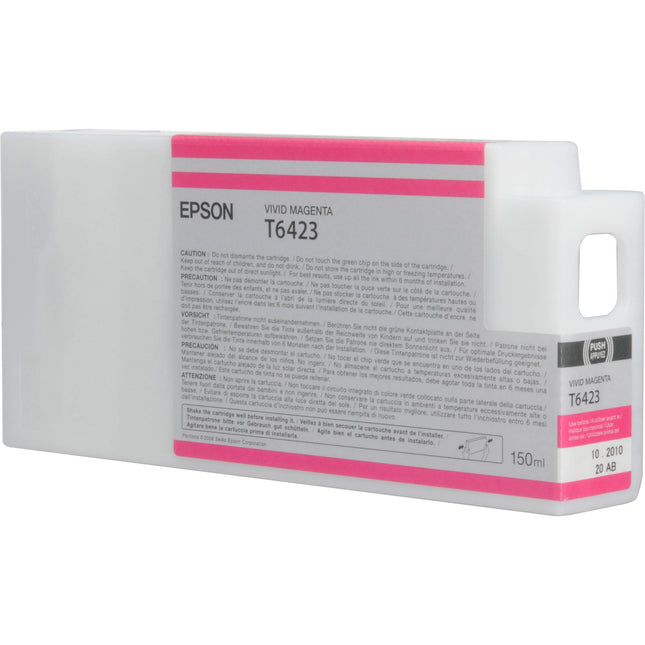 Epson T642300 Cartucho de Tinta Magenta Vivo UltraChrome HDR 150 mL para Impresoras Stylus Pro