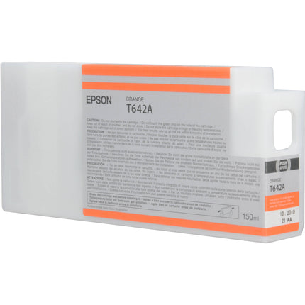 Cartucho de tinta Epson T642A00 UltraChrome HDR naranja 150 mL para Stylus Pro 7900 9900
