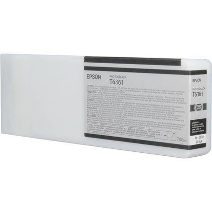 Cartucho de Tinta Epson T636100 Photo Black UltraChrome HDR 700 mL para Impresoras Stylus Pro 7890 7900 9890 9900