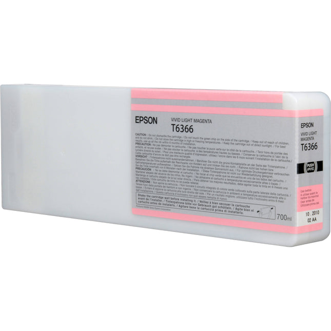 Epson T636600 Cartucho de Tinta Vivid Light Magenta 700 mL para Stylus Pro 7890 7900 9890 9900