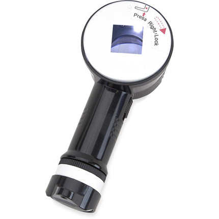 Carson CP-45 MeasureLoupe Lupa de Medición 11.5x con Iluminación LED UV y Estuche Protector