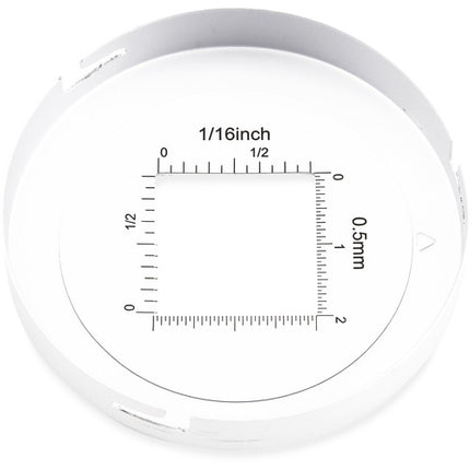 Carson CP-45 MeasureLoupe Lupa de Medición 11.5x con Iluminación LED UV y Estuche Protector