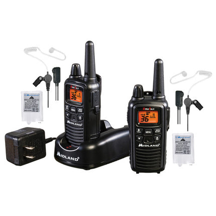 Midland Radio de Negocios 8 Pack 36 Canales con Auriculares Ocultos