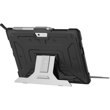 Urban Armor Gear Metropolis Funda para Microsoft Surface Go Negra con Soporte de Aluminio y Porta Stylus