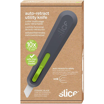 Slice 10554 Cuchillo Multiusos con Hoja Cerámica Retráctil Automática