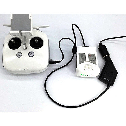 Ultimaxx Ultimate Series Cargador de coche 12V para DJI Phantom 4 carga simultánea 70W 4A