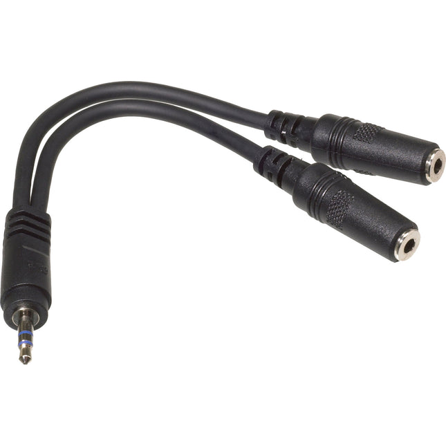 Comprehensive Cable Adaptador Estéreo 3.5mm Macho a 2 Hembras 15cm Garantía Limitada