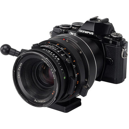 FotodioX Pro Adaptador Montura Hasselblad V a Micro Cuatro Tercios Metal