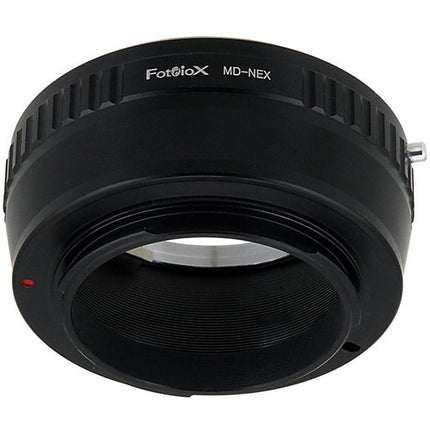 FotodioX Adaptador de Montura para Lente Minolta SR MD MC a Sony E con Enfoque Infinito y Construcción de Aluminio Anodizado