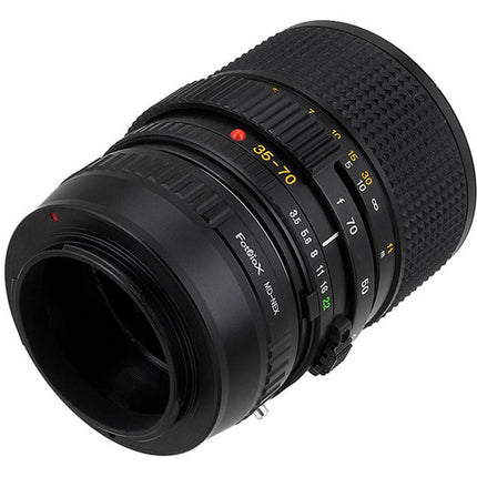FotodioX Adaptador de Montura para Lente Minolta SR MD MC a Sony E con Enfoque Infinito y Construcción de Aluminio Anodizado