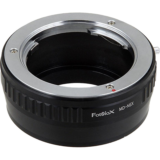 FotodioX Adaptador de Montura para Lente Minolta SR MD MC a Sony E con Enfoque Infinito y Construcción de Aluminio Anodizado