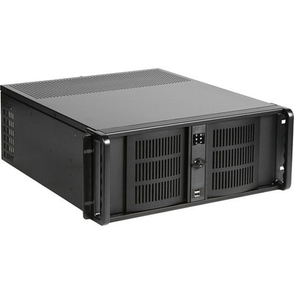 iStarUSA D-400-6 Rackmount 4U Compact Estilo Negro con Hardware de Instalación