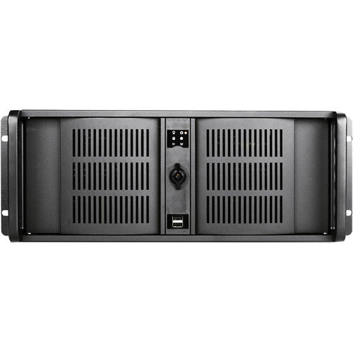 iStarUSA D-400-6 Rackmount 4U Compact Estilo Negro con Hardware de Instalación