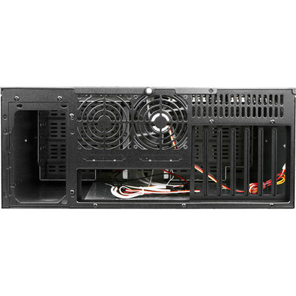 iStarUSA D-400-6 Rackmount 4U Compact Estilo Negro con Hardware de Instalación