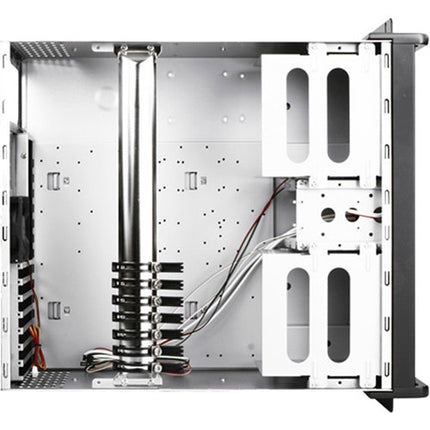 iStarUSA D-400-6 Rackmount 4U Compact Estilo Negro con Hardware de Instalación