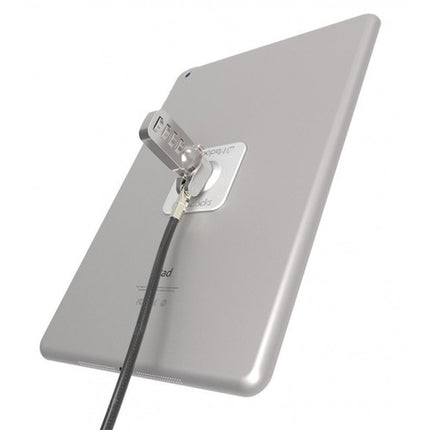 Maclocks Universal Tablet Lock Adhesive Seguridad con Cable de 6 Pies y 2 Llaves