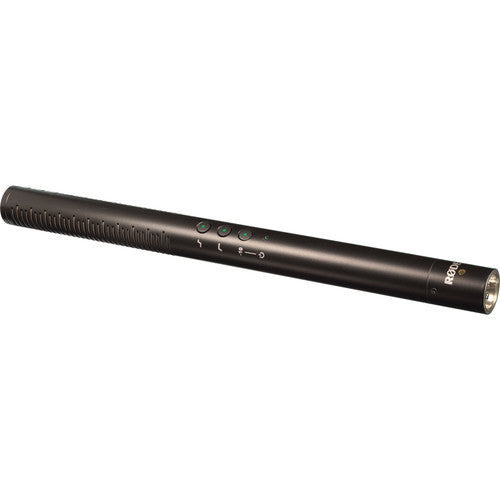RODE NTG4+ Micrófono Shotgun para Cine TV Documentales con Filtro Low-Cut 75 Hz y Batería Interna