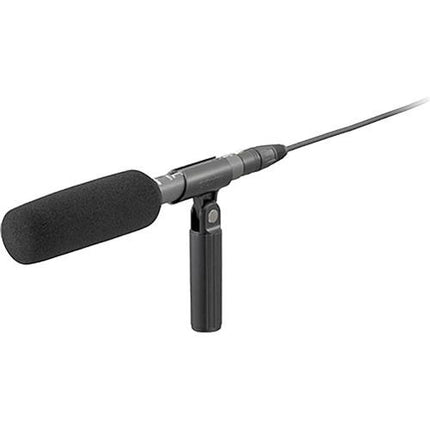 Sony ECM-673 Micrófono Shotgun Corto Sensibilidad Alta filtro Low-Cut XLR