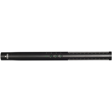 RODE NTG4+ Micrófono Shotgun para Cine TV Documentales con Filtro Low-Cut 75 Hz y Batería Interna